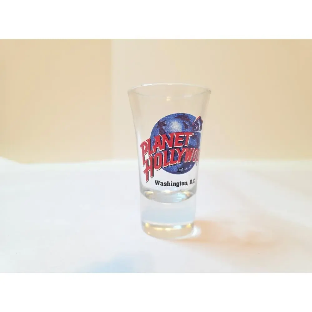 Vtg Planet Hollywood Washington D. C. Shot Glass